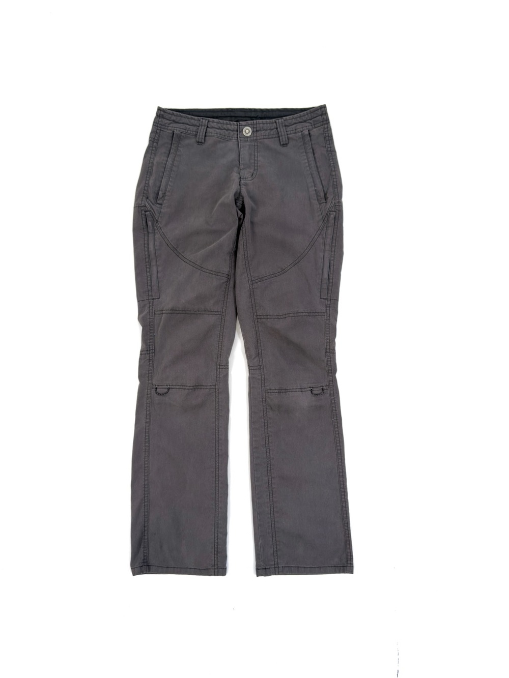 Kuhl Spire Roll-Up Pants Womens 0-Short Hiking Outdoor Gorpcore Gray